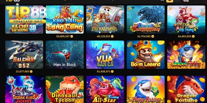 Top game bắn cá ăn tiền TIP88